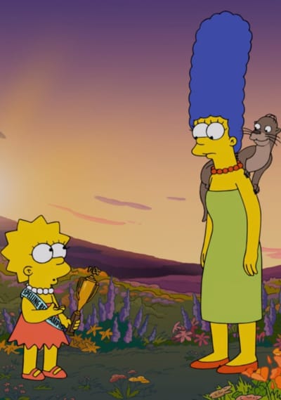 Marge and Lisa Meet In A Dream - The Simpsons Season 35 Episode 2
