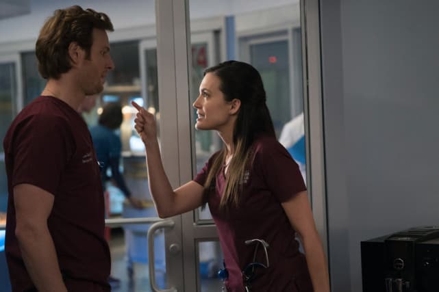 Halstead and manning clash chicago med