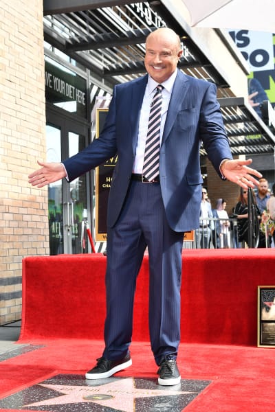 Dr. Phill McGraw attends the ceremony honoring him with a star on The Hollywood Walk Of Fame 