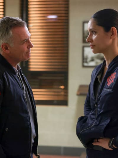 Hermann Chats with Stella - Chicago Fire Season 12 Episode 11