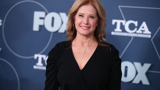 Nancy Travis attends the FOX Winter TCA All Star Party at The Langham Huntington