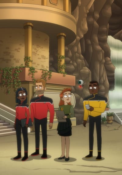 The Ornara Away Team - Star Trek: Lower Decks Season 3 Episode 9