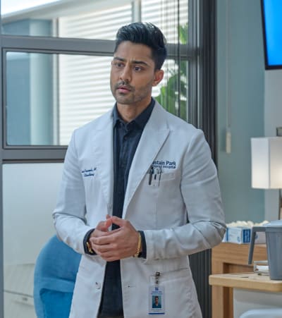 Worried Future Uncle -tall - The Resident Season 6 Episode 3