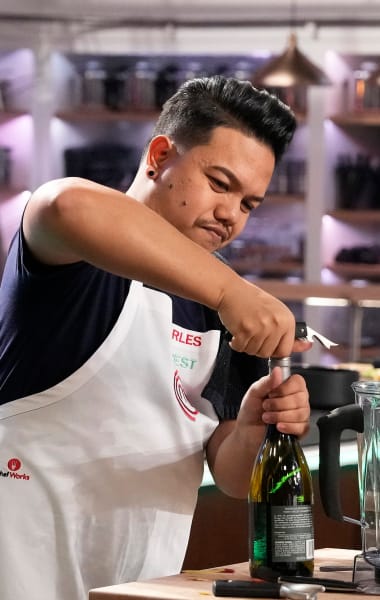 Opening Wine -tall - MasterChef Season 13 Episode 6