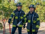 Buck & Eddie Suit Up - 9-1-1 Season 3 Episode 11