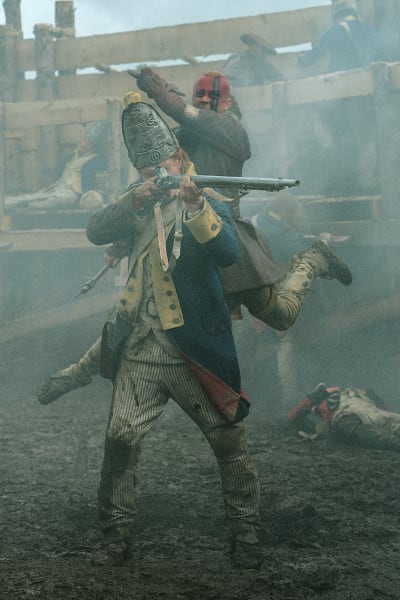 Ian Fierce in Battle - Outlander Season 7 Episode 8