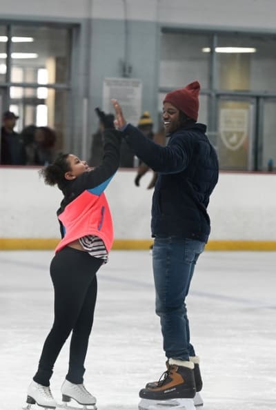 Ice Skating Cousins -tall  - Chicago PD Season 10 Episode 15