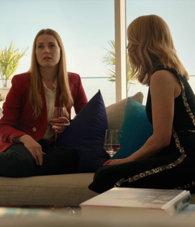 Sisterly Bonding -tall - Virgin River Season 3 Episode 8