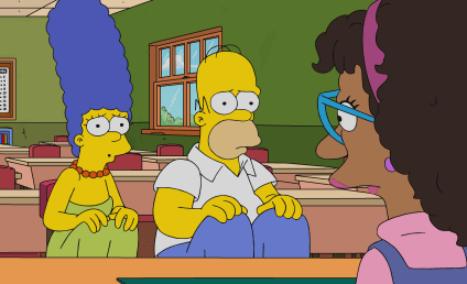 Секси Мардж изменяет Гомеру с его чёрным другом: Хентай мультик