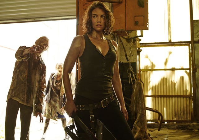 Лорън Кохан като Маги в Сезон 5 Walking Dead 5