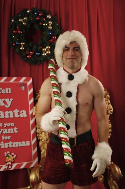 Schmidt as Santa
