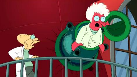 Professor and Dr. Zoidberg