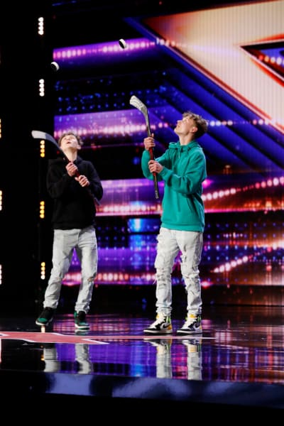 The Cline Twins Performing - America's Got Talent