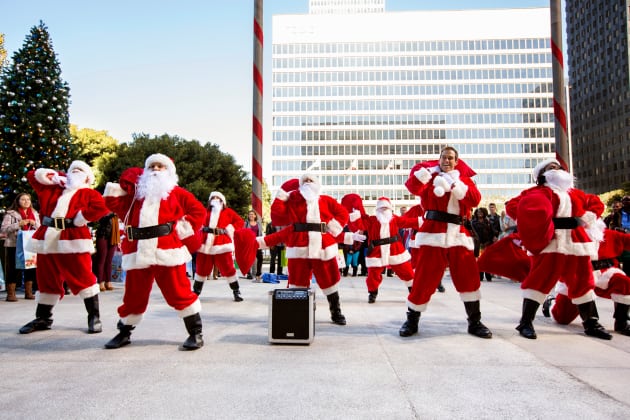 A Santa Flash Mob - Major Crimes