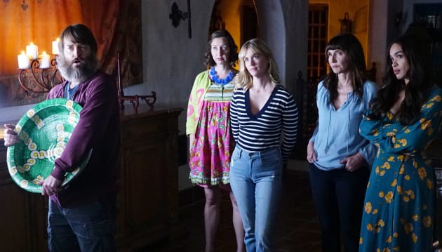 the gang greets Karl - The Last Man on Earth Season 4 Episode 11