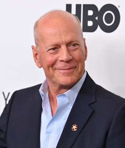 O ator norte-americano Bruce Willis assiste à estreia de 
