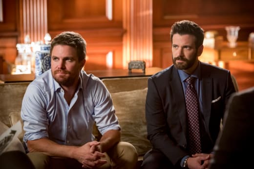 Oliver and Tommy2 - Arrow Season 8 Episode 1