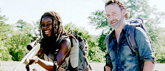 Rick and Michonne - The Walking Dead