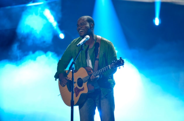 C.J. Harris with His Guitar