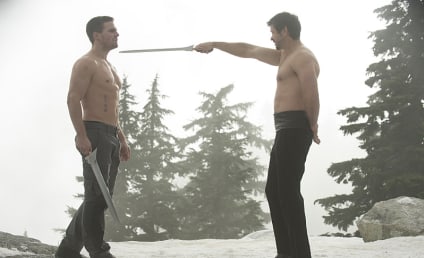 Arrow Stars Tease "Scary" Midseason Finale, Shirtless Fight Scenes... and a Baby?