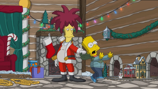Mall Santa - The Simpsons