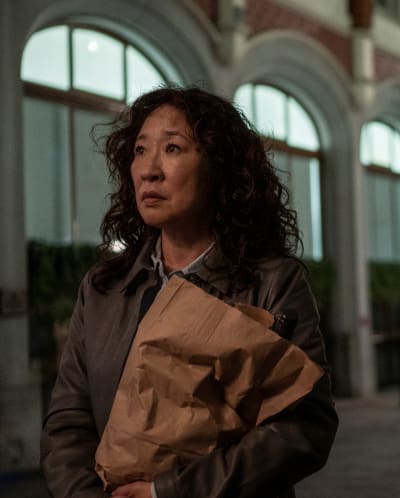Eve Carrying Groceries - Killing Eve Season 4 Episode 2