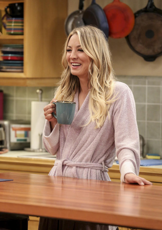 Penny Drinks Some Coffee - The Big Bang Theory Season 10 Episode 18