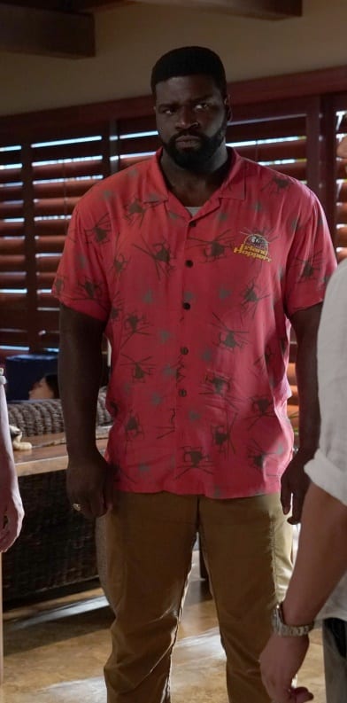Magnum pi top tc helicopter shirt