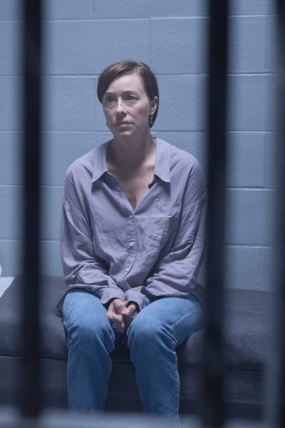 Laura in cell - Accused Season 1 Episode 8