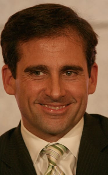 Actor Steve Carell of "The Office" speaks during the NBC executive question and answer segment of the Television Critics Association Press Tour