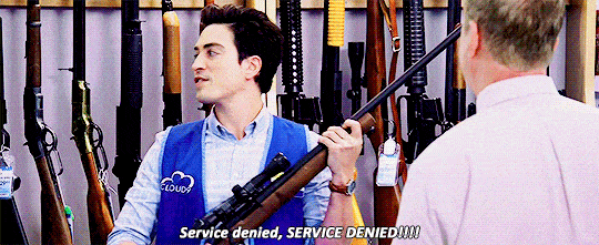 When Jonah Had To Work The Gun Counter