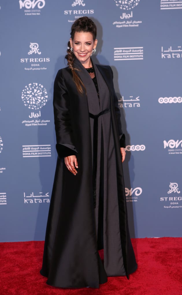 Evangeline Lilly Attends Event