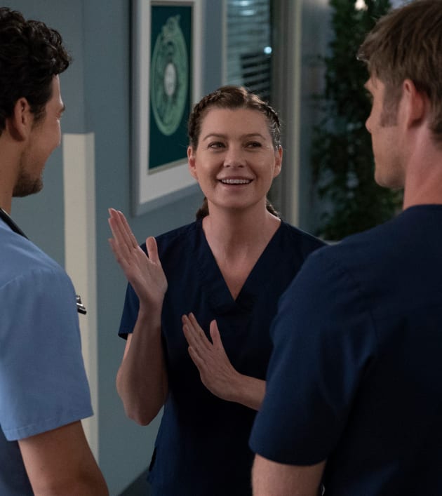 Grey s Anatomy The Link Meredith DeLuca Love Triangle Is The
