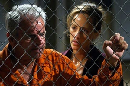 Kim Raver and William Devane on 24