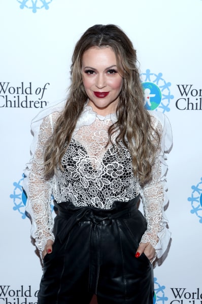 Alyssa Milano Attends Charity Event