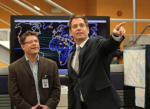 Michael Weatherly and Sean Astin