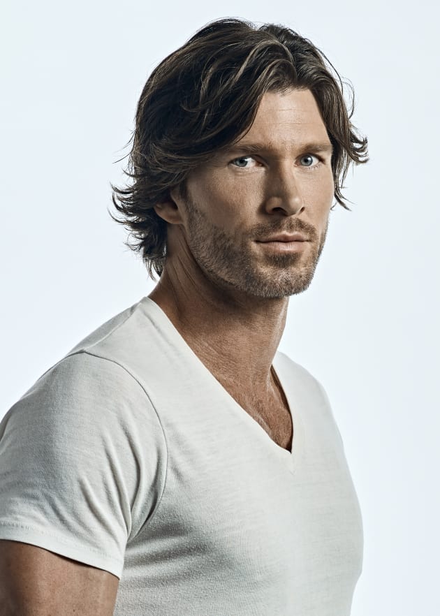 Christopher Russell in White T TV Fanatic