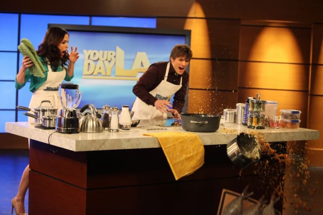 Liam on TV