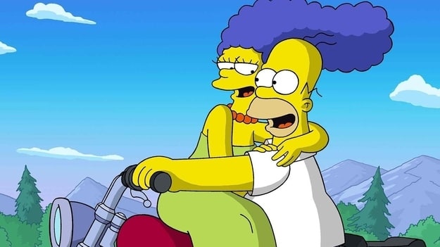 Homer and Marge - The Simpsons