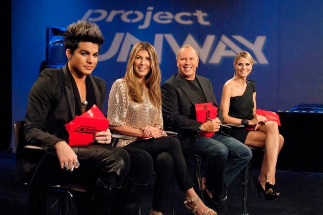 Adam Lambert on Project Runway