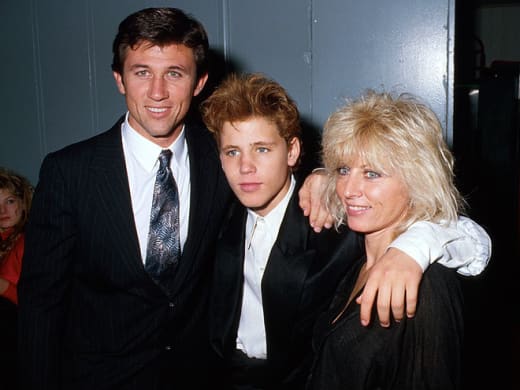 Corey Haim and fam