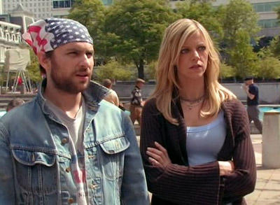 Charlie and Dee Protest