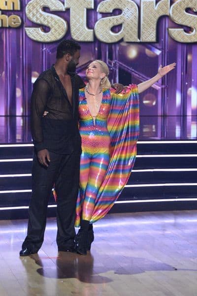 Anne Heche with Keo Motsepe - Dancing With the Stars Season 29 Episode 4