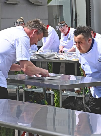 Antonio's Squid - tall - Hell's Kitchen Season 20 Episode 3