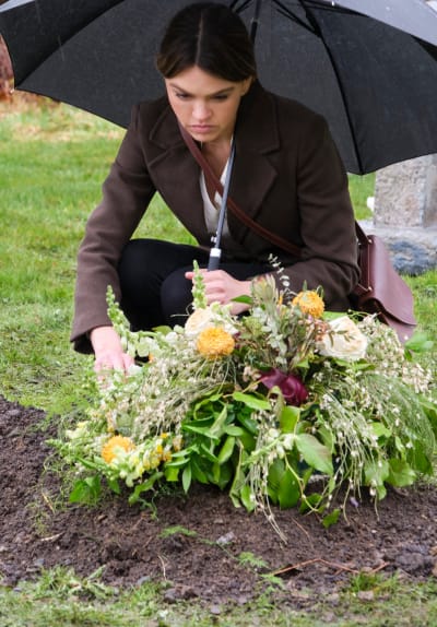 Andie Visits a Grave