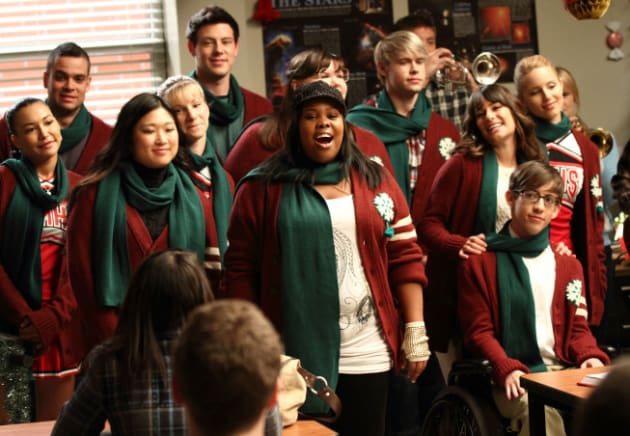 Caroling on Glee