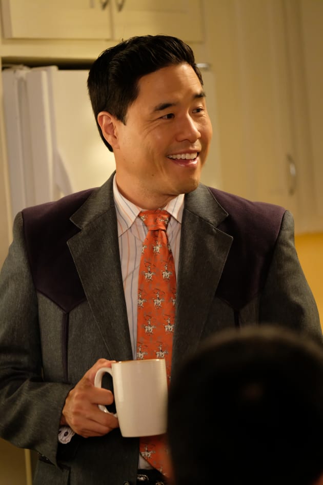 Louis and his coffee - Fresh Off the Boat Season 6 Episode 4
