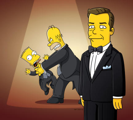 Ricky Gervais on The Simpsons