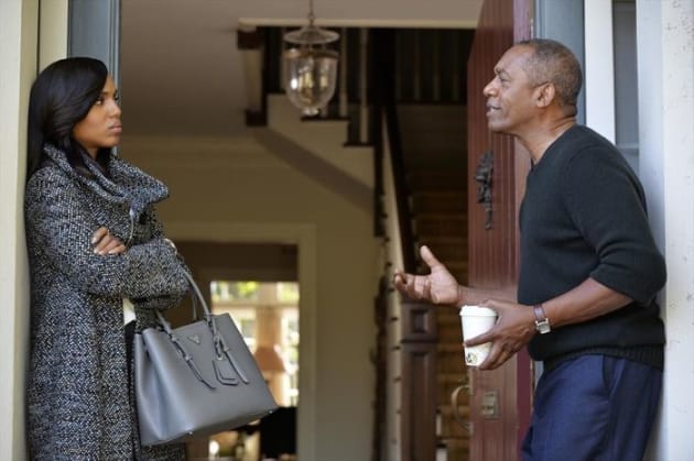 Olivia Visits Her Dad - Scandal Season 4 Episode 3