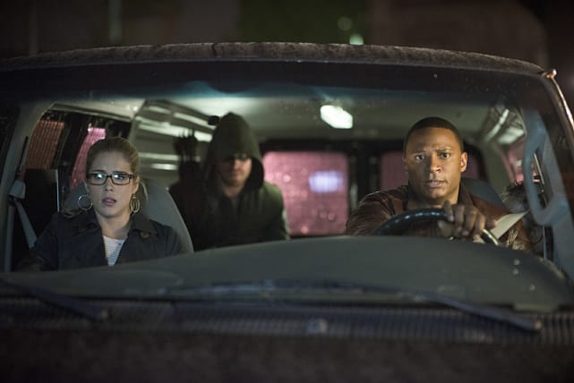 Team Arrow on the Fly Season 3 Episode 7
